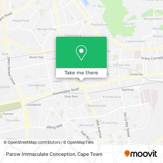 Parow Immaculate Conception map