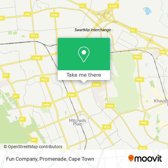 Fun Company, Promenade map