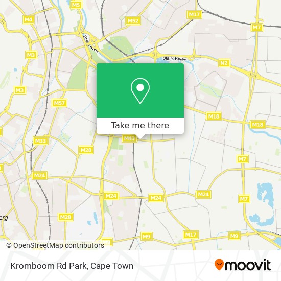 Kromboom Rd Park map
