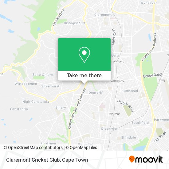 Claremont Cricket Club map