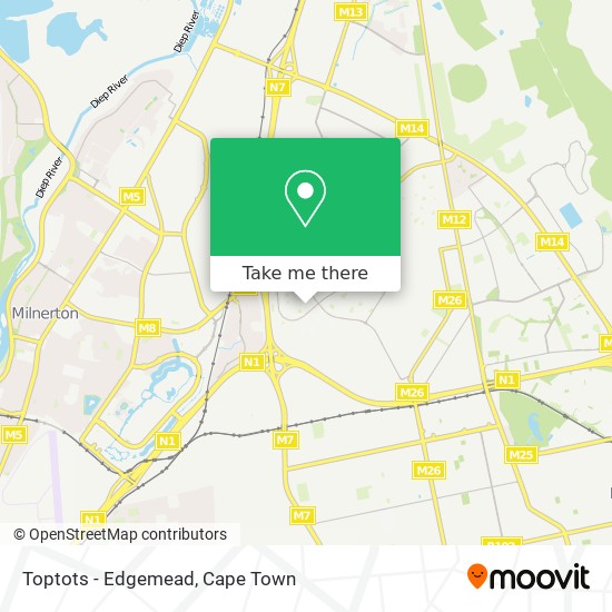 Toptots - Edgemead map