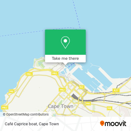 Café Caprice boat map