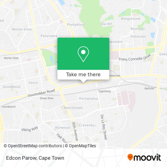 Edcon Parow map