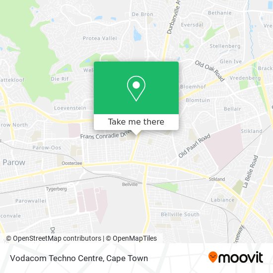 Vodacom Techno Centre map