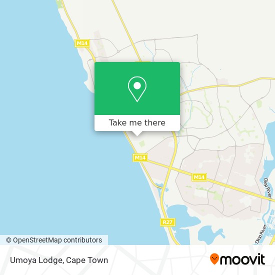 Umoya Lodge map