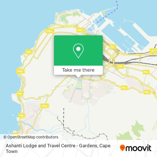Ashanti Lodge and Travel Centre - Gardens map