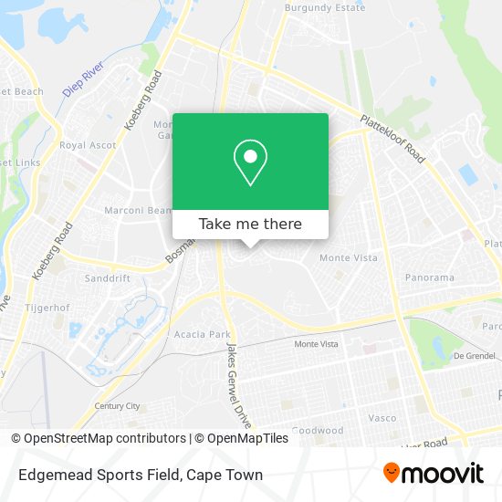 Edgemead Sports Field map