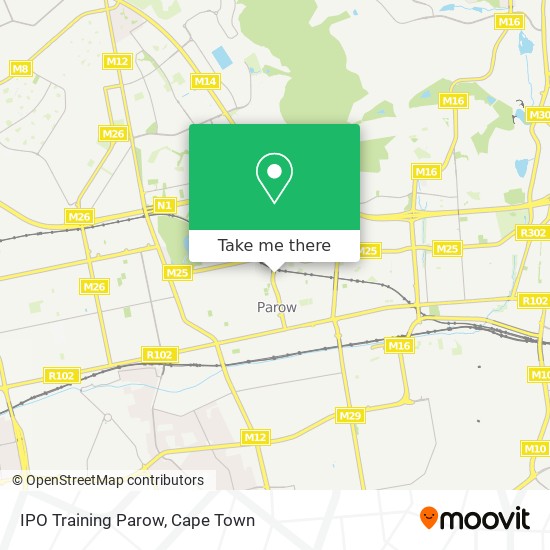 IPO Training Parow map