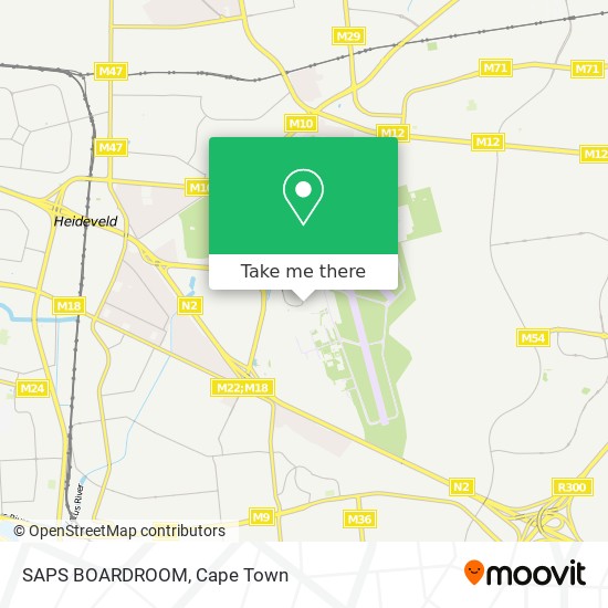 SAPS BOARDROOM map