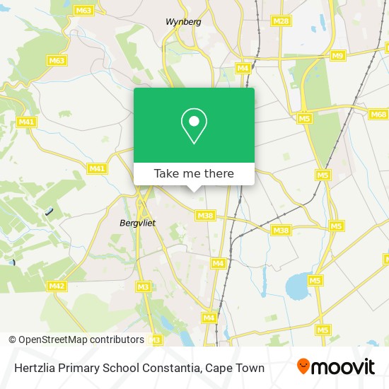 Hertzlia Primary School Constantia map