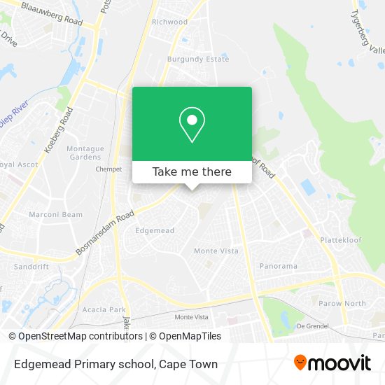 Edgemead Primary school map