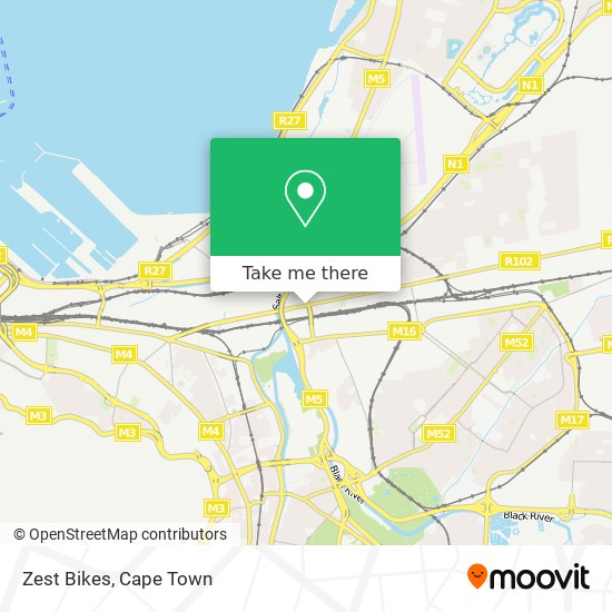 Zest Bikes map