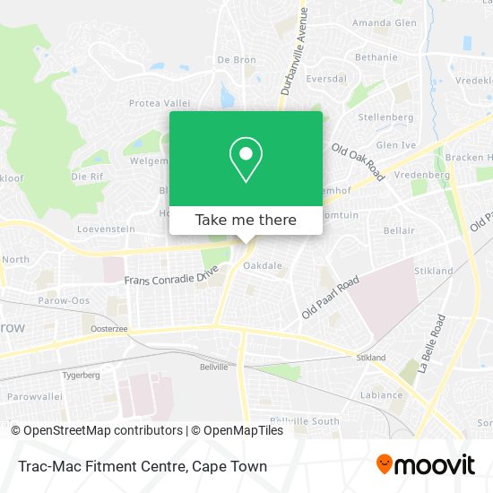 Trac-Mac Fitment Centre map