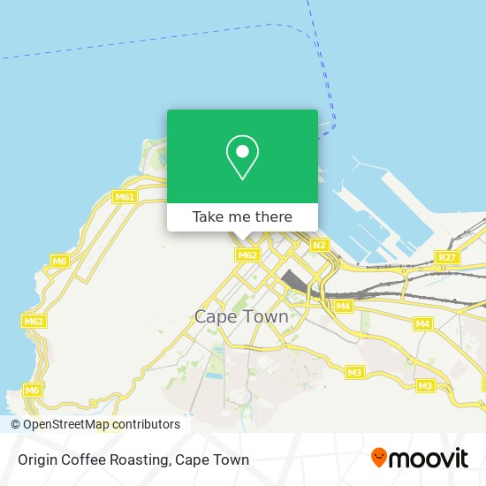 Origin Coffee Roasting map