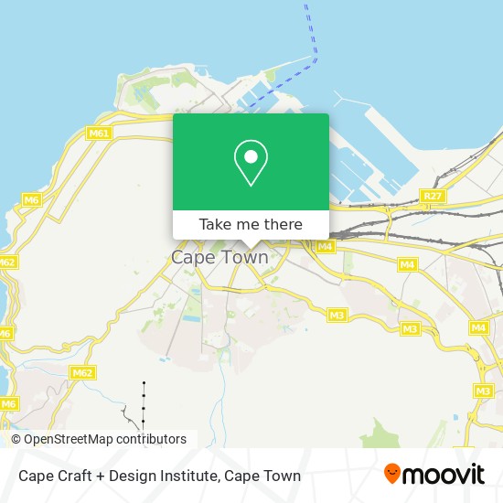Cape Craft + Design Institute map