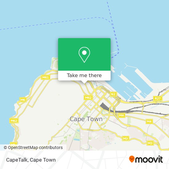 CapeTalk map