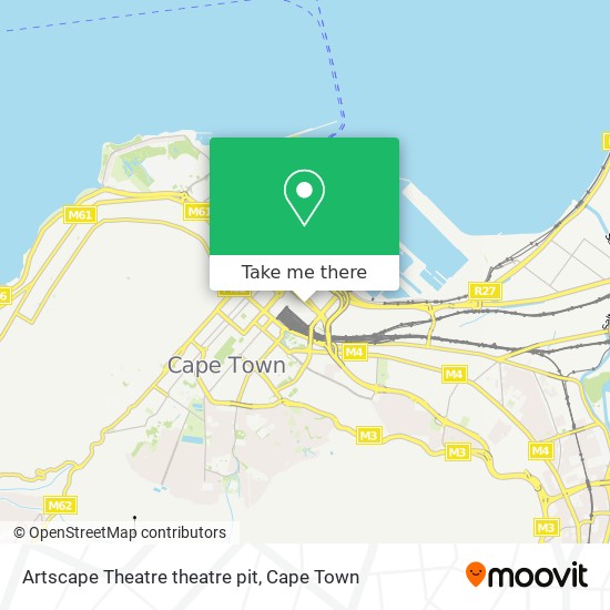 Artscape Theatre theatre pit map