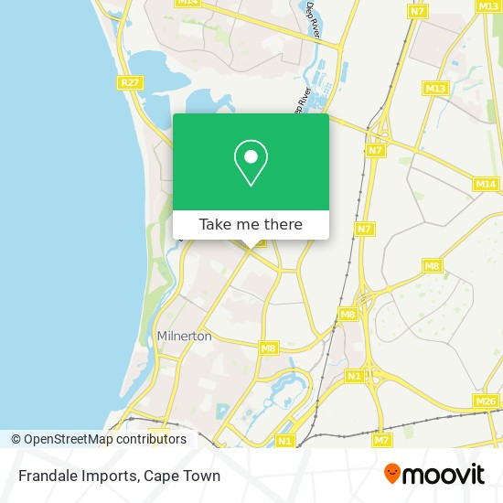 Frandale Imports map