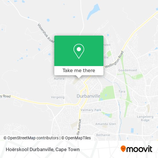 Hoërskool Durbanville map