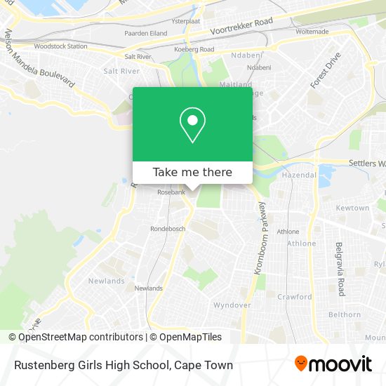 Rustenberg Girls High School map