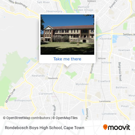 Rondebosch Boys High School map