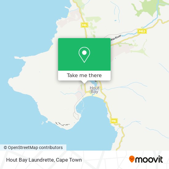 Hout Bay Laundrette map