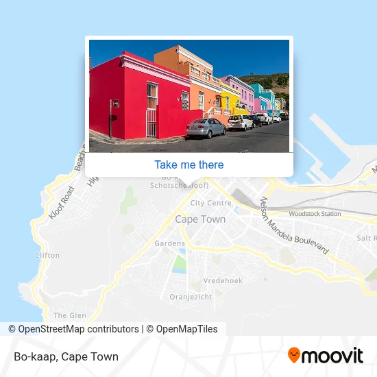 Bo-kaap map