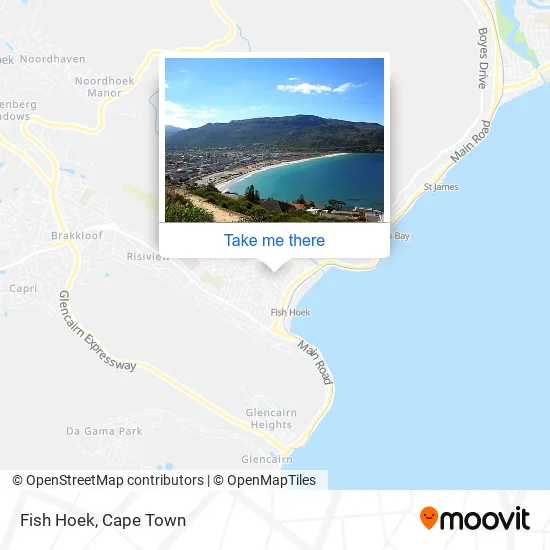 Fish Hoek map