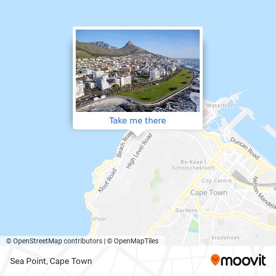 Sea Point map
