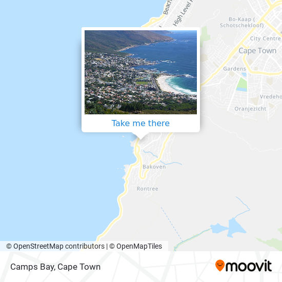 Camps Bay map