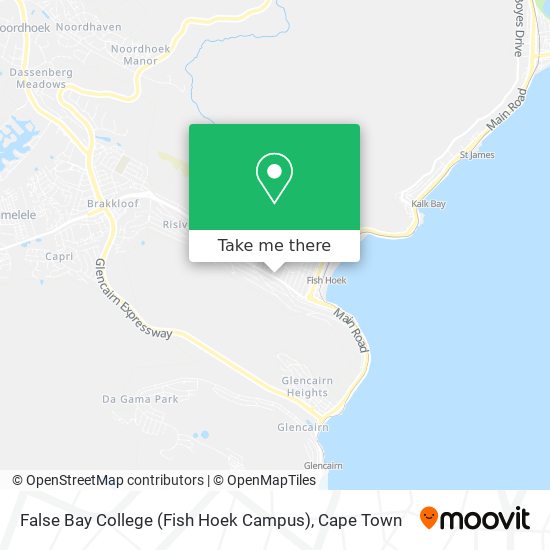 False Bay College (Fish Hoek Campus) map