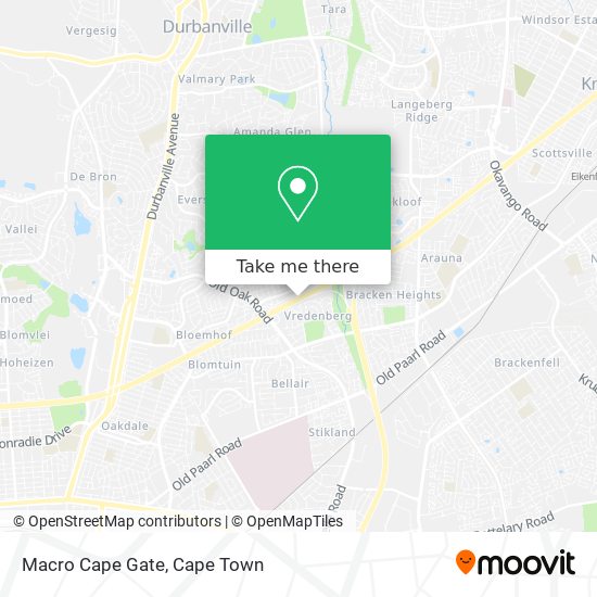 Macro Cape Gate map
