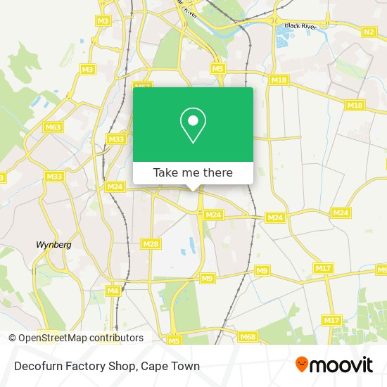 Decofurn Factory Shop map