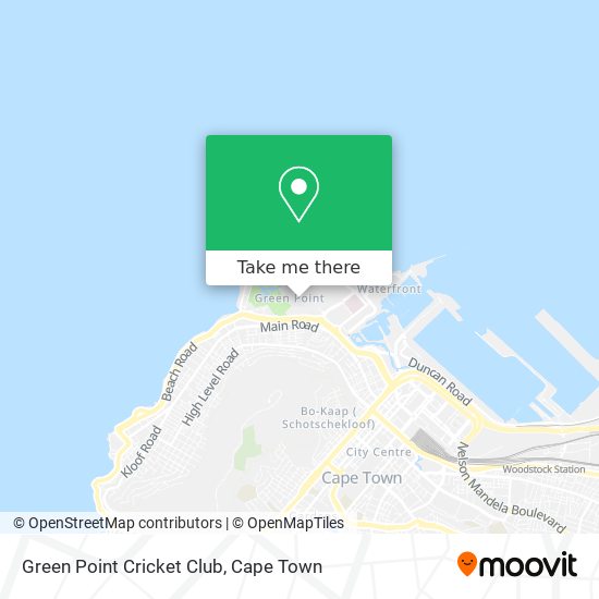 Green Point Cricket Club map