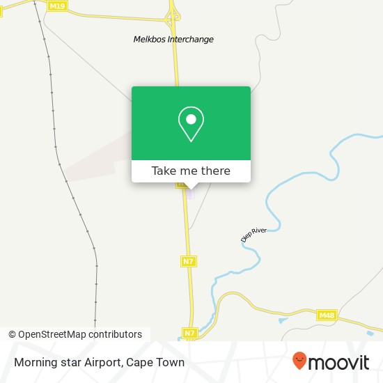 Morning star Airport map