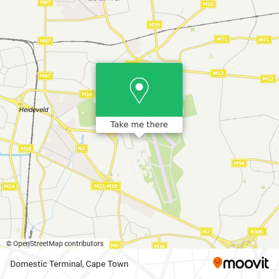 Domestic Terminal map