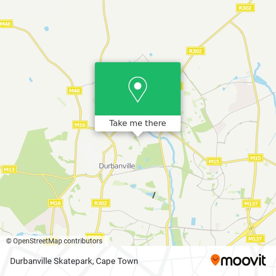 Durbanville Skatepark map