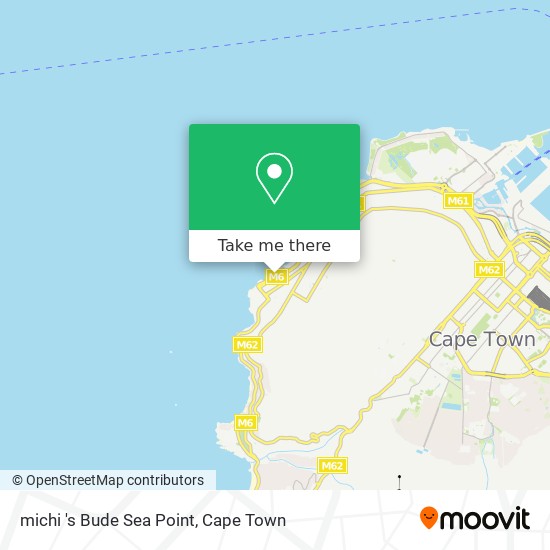 michi 's Bude Sea Point map