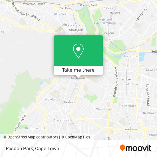 Rusdon Park map