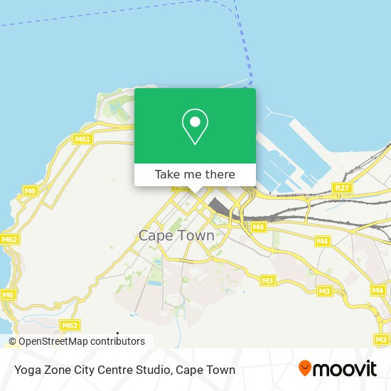 Yoga Zone City Centre Studio map
