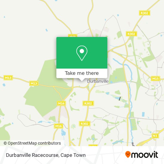 Durbanville Racecourse map