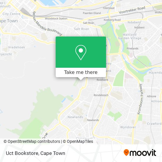 Uct Bookstore map