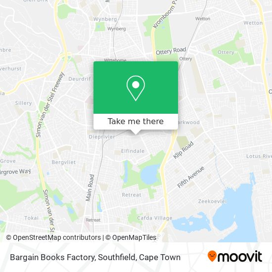 Bargain Books Factory, Southfield map