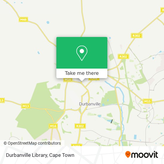 Durbanville Library map