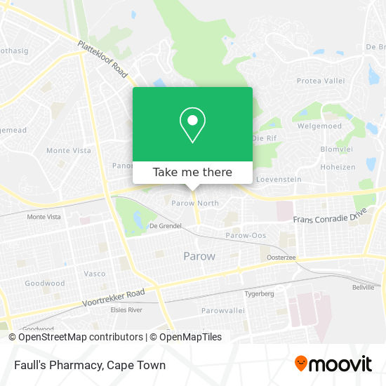 Faull's Pharmacy map