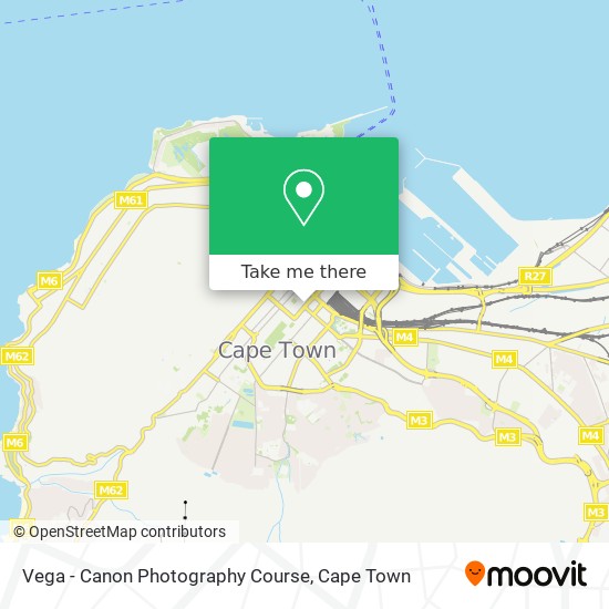 Vega - Canon Photography Course map