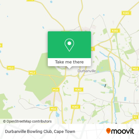Durbanville Bowling Club map