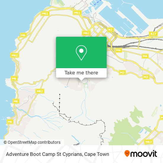 Adventure Boot Camp St Cyprians map