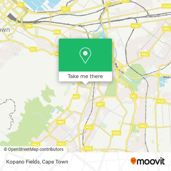 Kopano Fields map