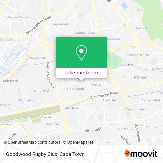 Goodwood Rugby Club map